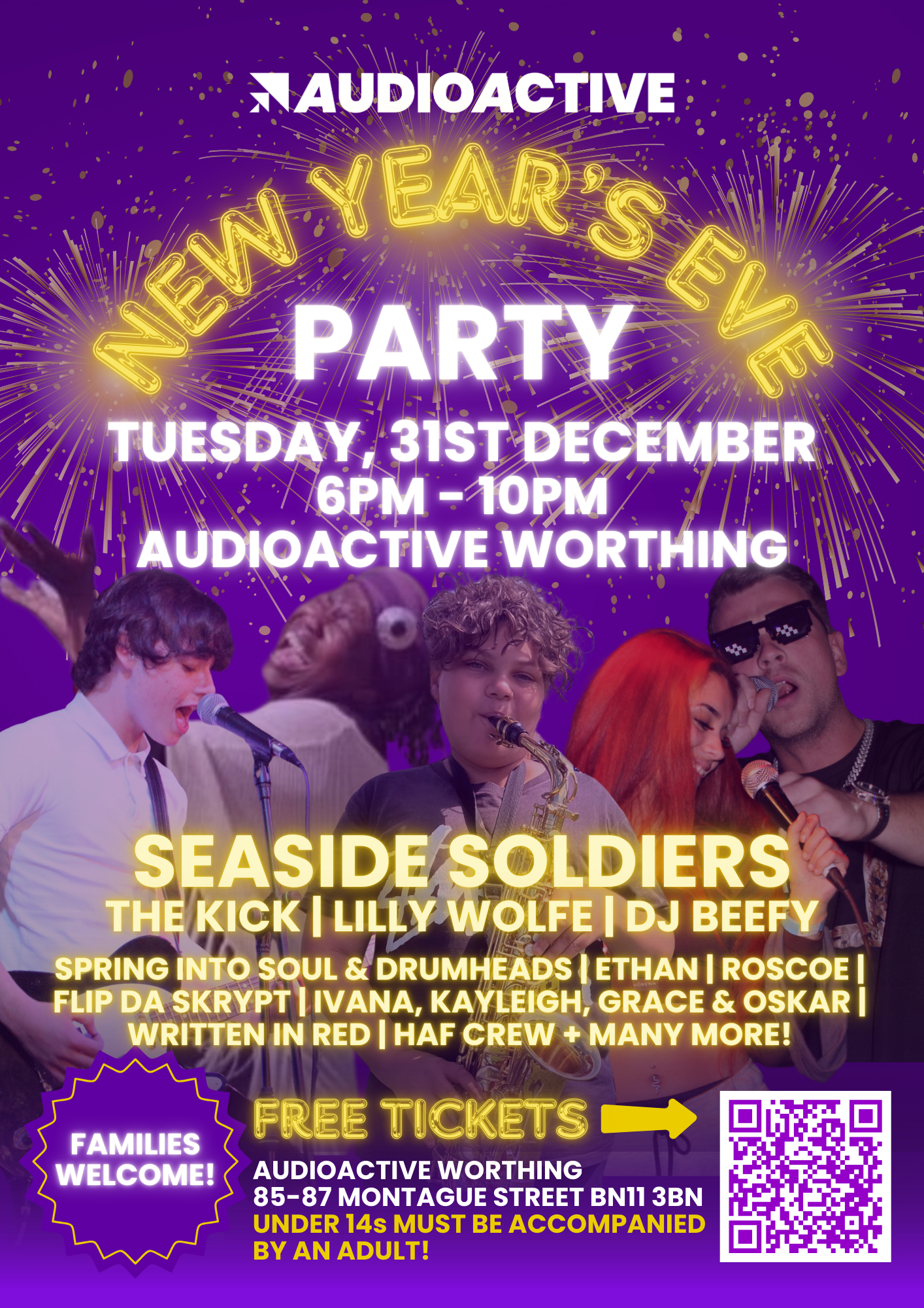 Celebrate New Year’s Eve with AudioActive’s Local Talent Showcase