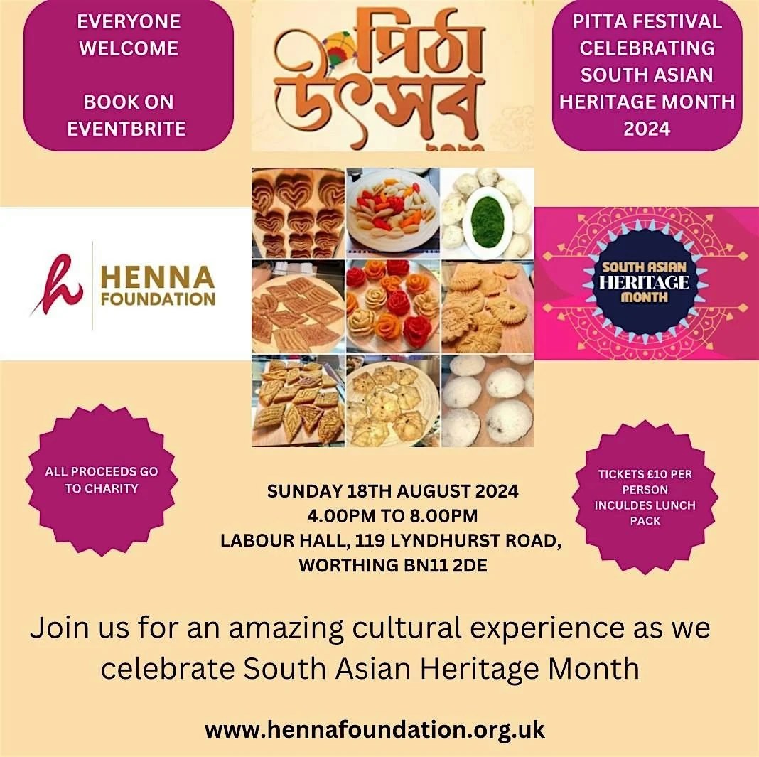 Pitta Festival - A Vibrant Celebration of South Asian Heritage in Worthing