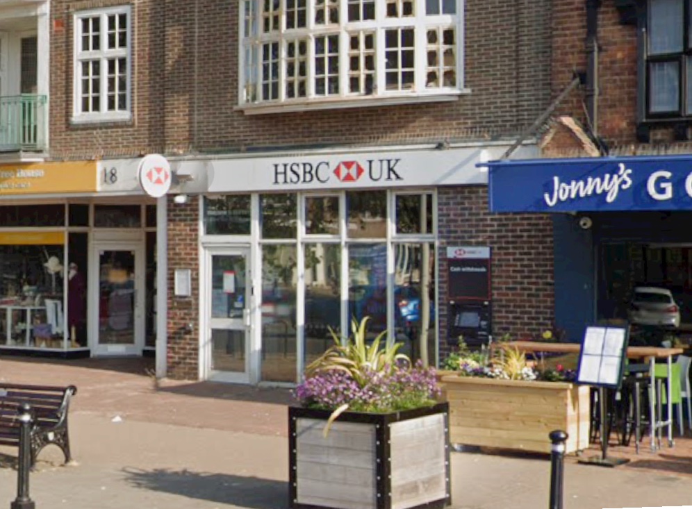 Goring Road Branch of HSBC to close for Refurbishment