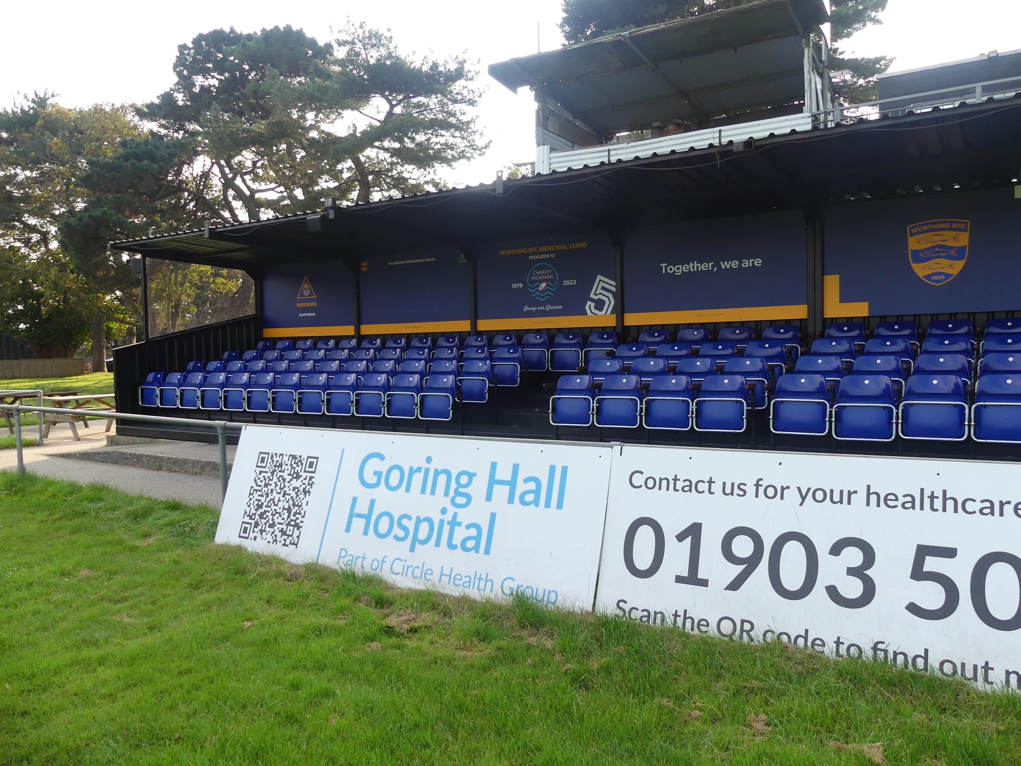 Worthing Rugby Club Unveils Refurbished Stand in Memory of Charley McAdams